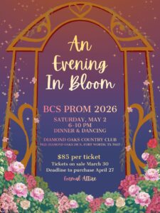 High School Prom, 'An Evening in Bloom,' May 2